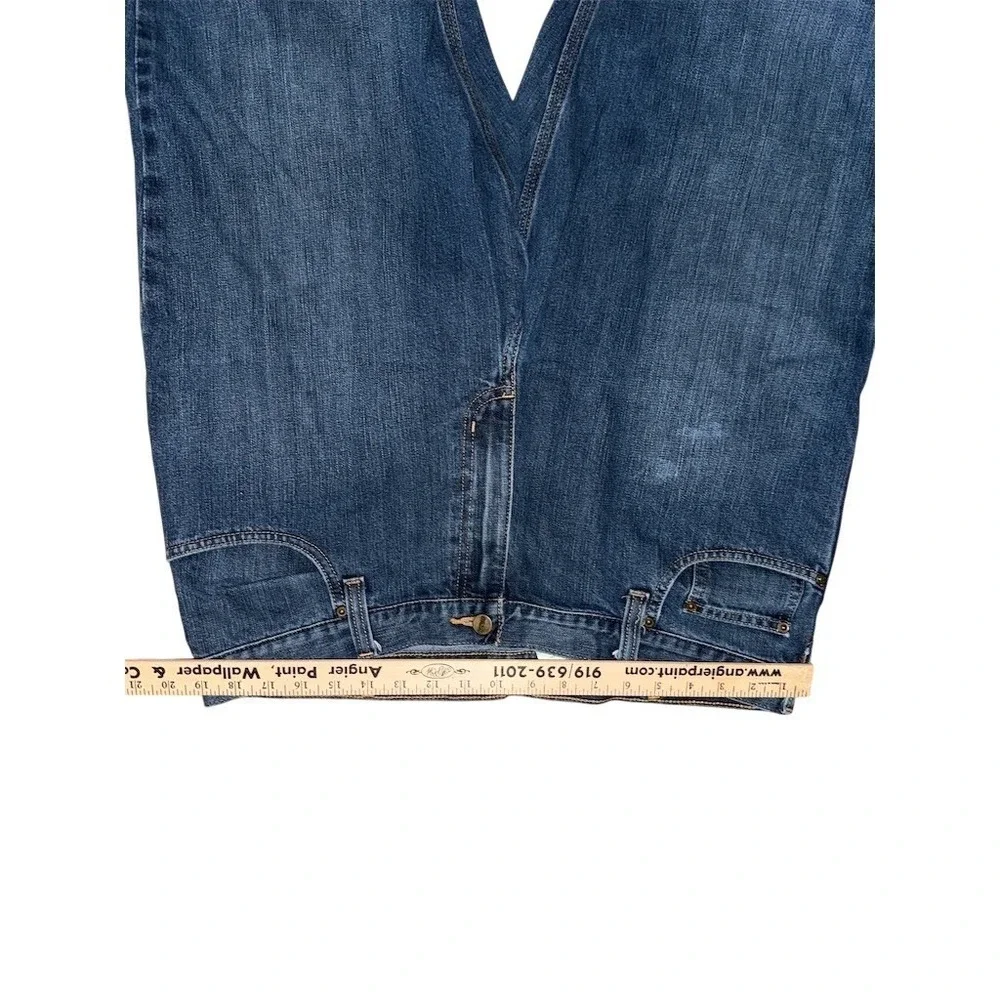 Carhartt Jeans Mens 38x30 Blue Medium Wash Relaxed Fit Straight Workwear